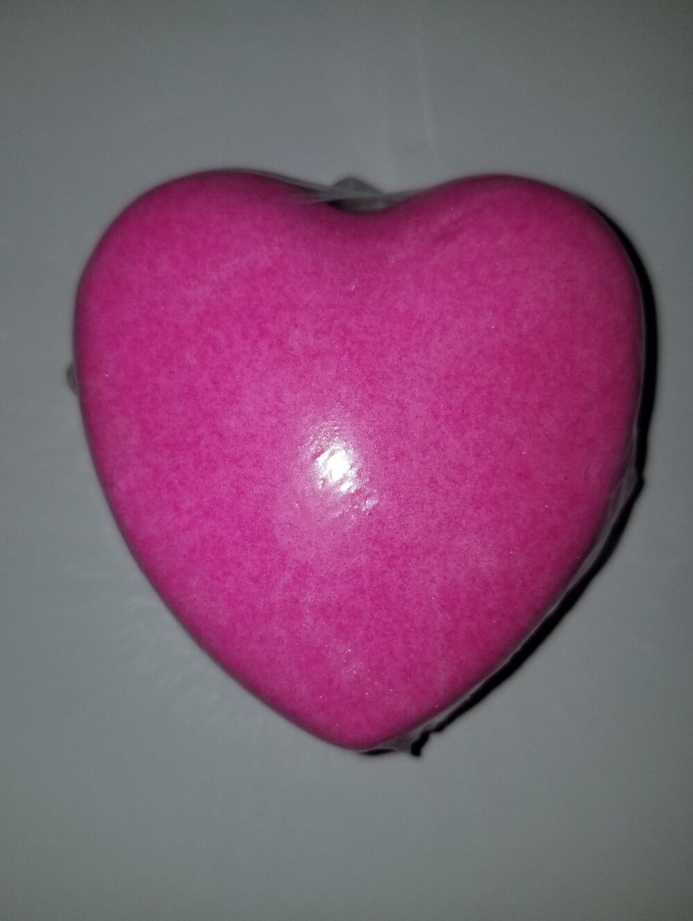 Heart Shaped Pink Bath Bomb Soak Wrapped